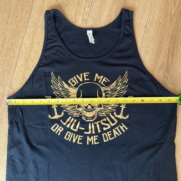 🦄 Brazilian jiu-jitsu black tank top - “Give me jiu-jitsu or give me death” - Picture 5 of 5